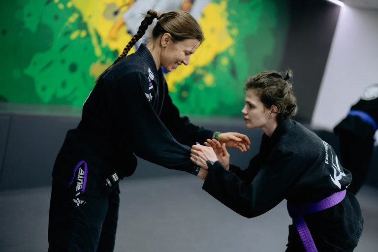 Women’s BJJ class at the KCA academy